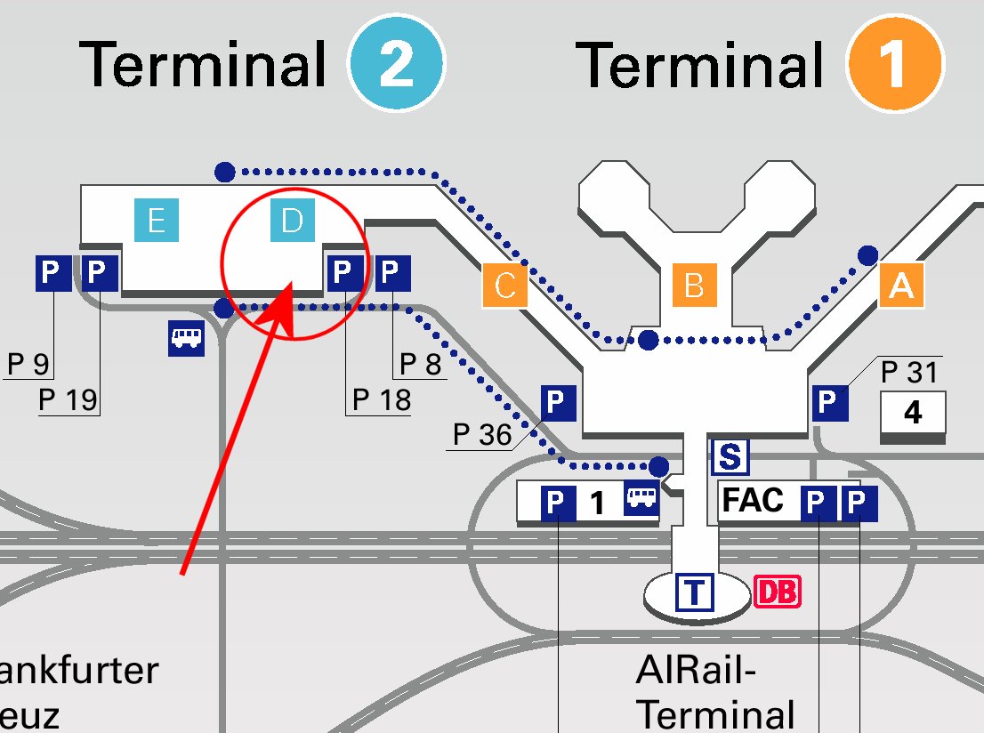 Frankfurt Terminal 2 Plan